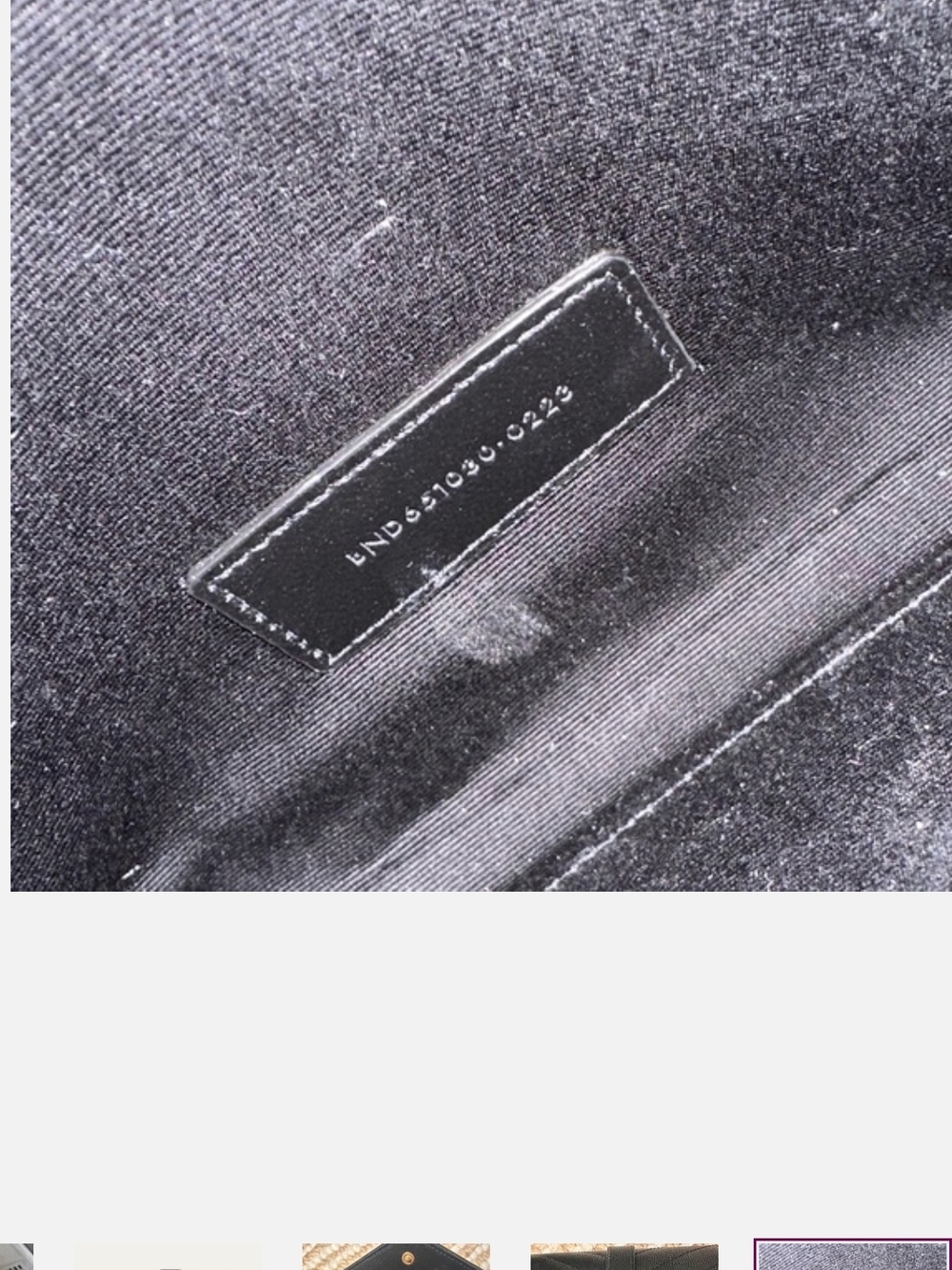 Saint Laurent Black Quilted Envelope Chain Wallet - Picture 15 of 15